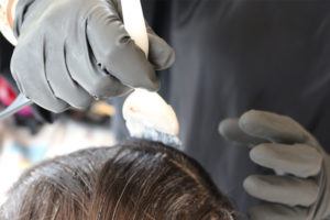 mèche femme coiffeur