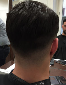 coupe homme dégradé