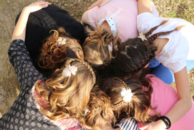 groupe fille coiffure