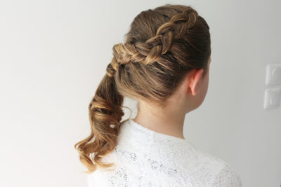 Tresse femme blonde