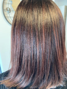 coiffure femme mèches